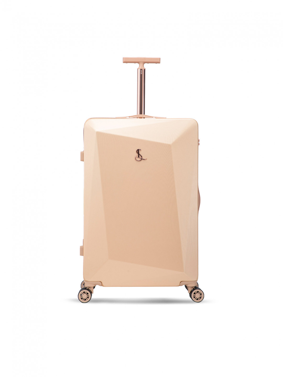 Semi Line Střední kufr T5912-2 Zlatá